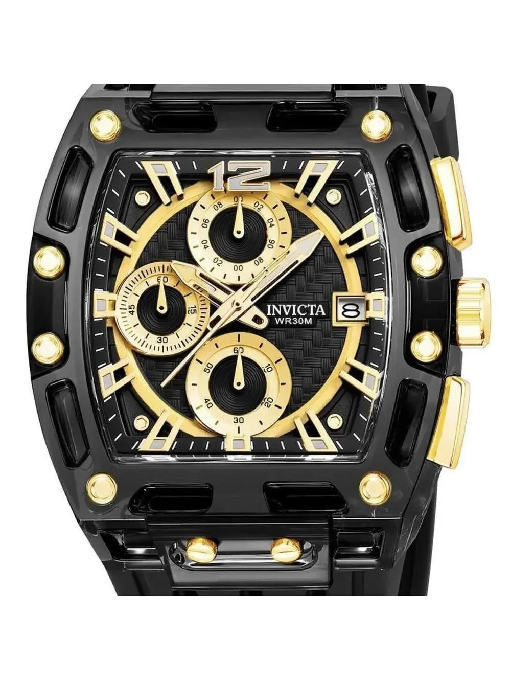 Invicta S1 Rally Men's Watch, Black/Gold, 42mm